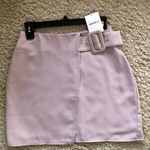 New FOREVER 21 Lavender Mini Skirt Size S